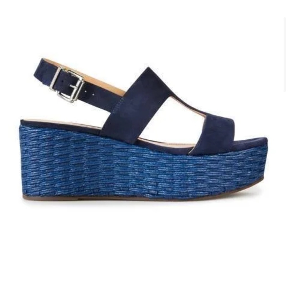 SCHUTZ l Sandal Platform Blue - Picture 2 of 5